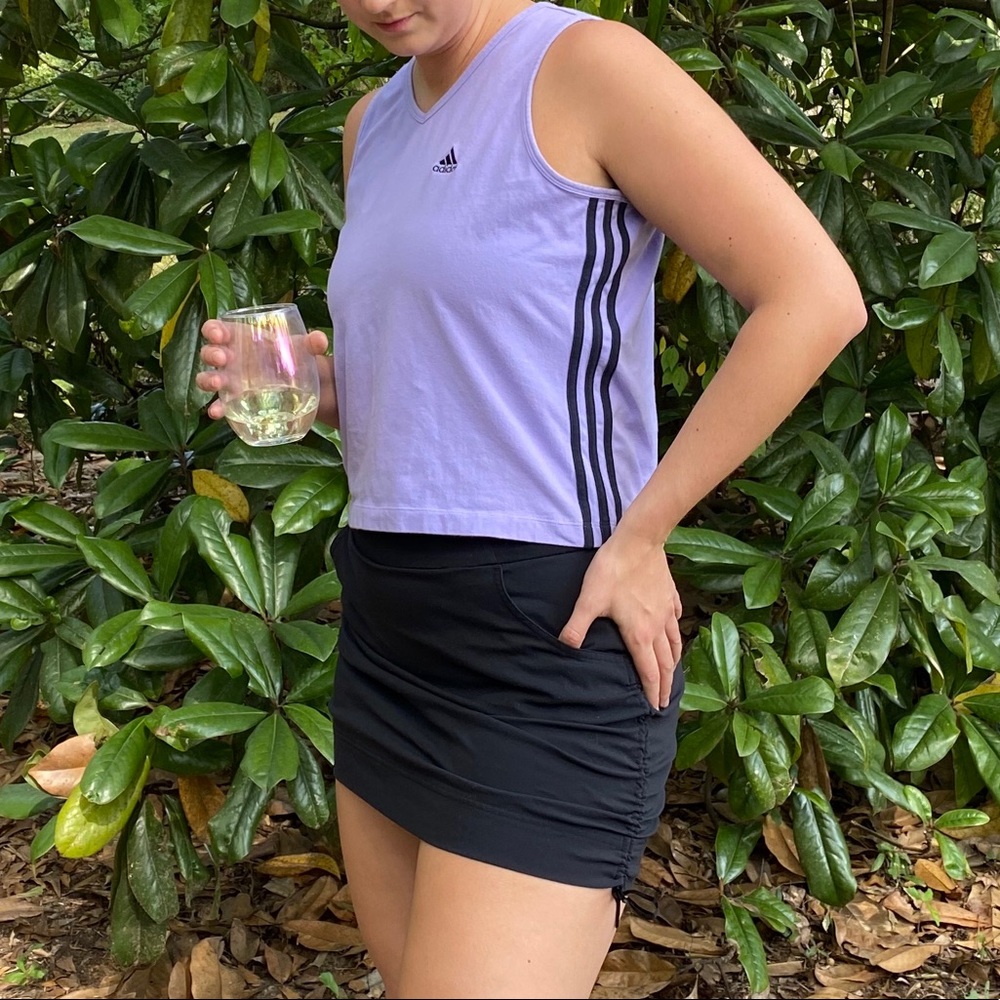 Adidas purple vintage tank
